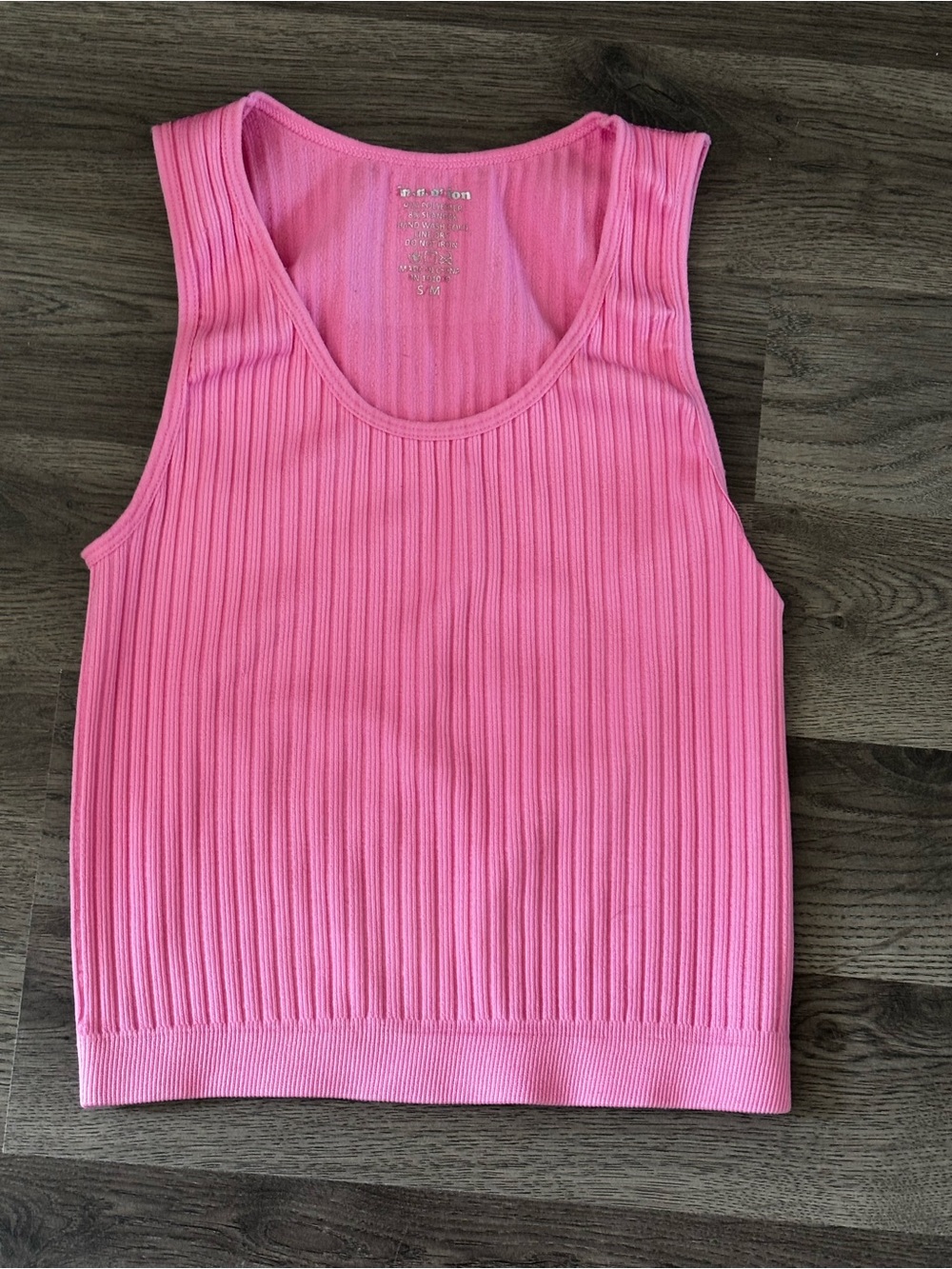 Pink Ribbed 3-Piece Loungewear Set - Tank, Zip Hoodie & Leggings - Picture 7 of 8